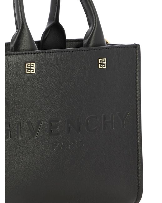 Bolso Tote Mini G De Givenchy de color Black