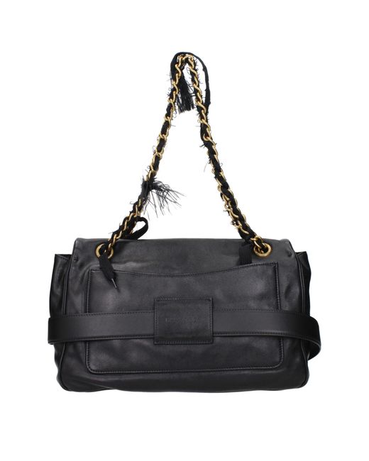 Balenciaga Black Modu Shoulder Bag Leather