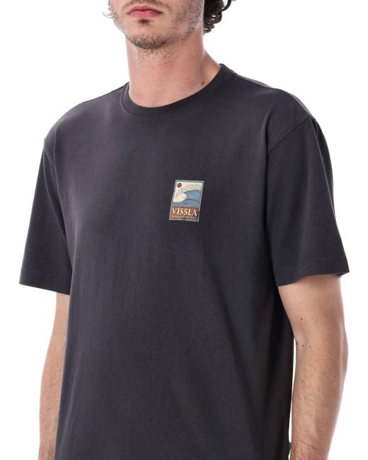 Vissla Blue Peaky Cotton Tee