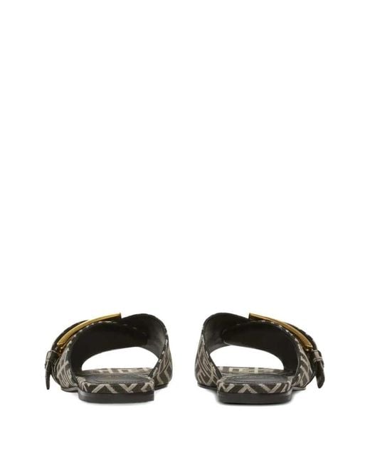 Sandalias con monograma Anthem de Balmain de color Multicolor