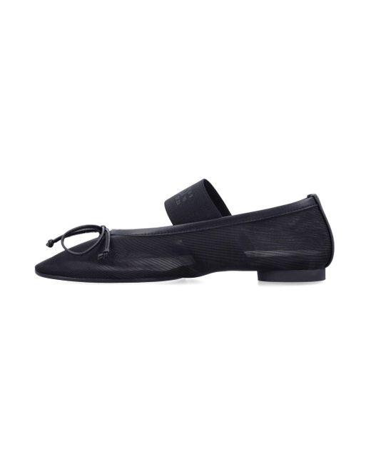 MM6 by Maison Martin Margiela Blue Flache Schuhe schwarz