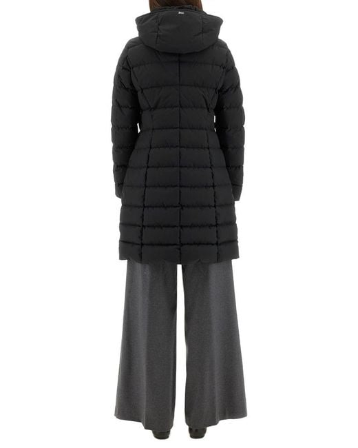 Herno Black Two-Layer "Windstopper" Parka