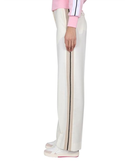 Palm Angels Palm Engelen Wollen Broek in het White