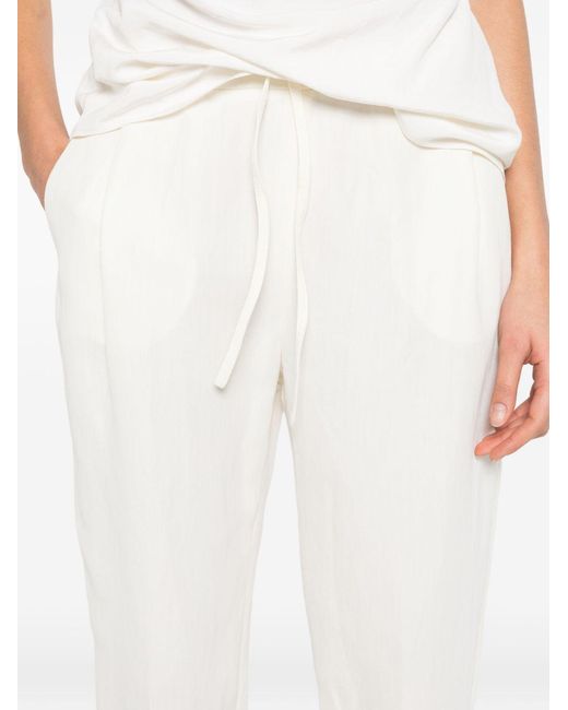 Fabiana Filippi White Line Blend Trousers