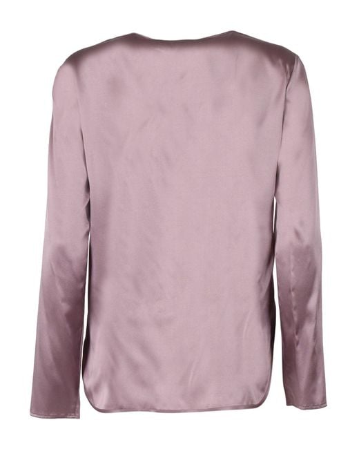 Max Mara Purple Blusa