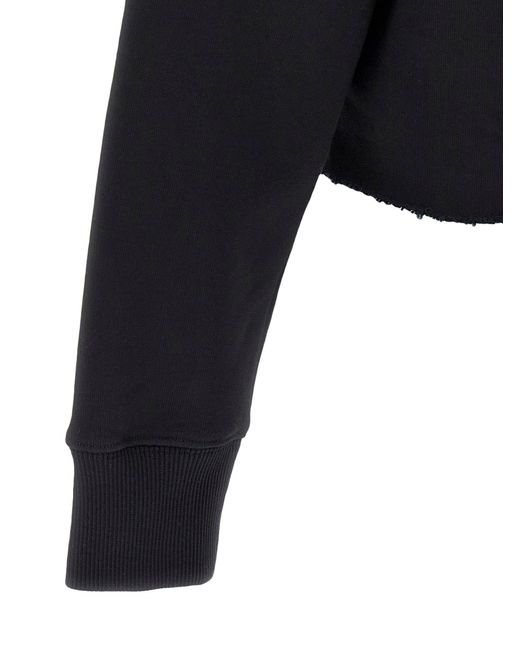 Givenchy Blue Cropped Hoodie
