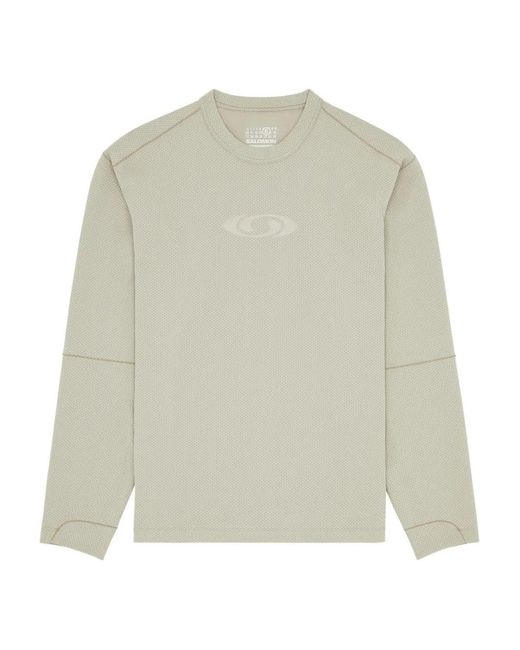 MM6 MAISON MARGIELA X SALOMON White Sweatshirt With Decoration