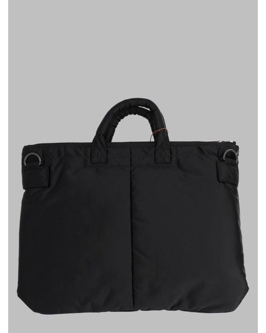 Porter-Yoshida and Co Black Mini Nylon Travel Bag For