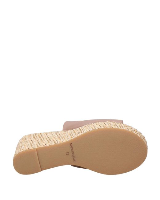 Espadrilles Brown Sandalen Lederbraun