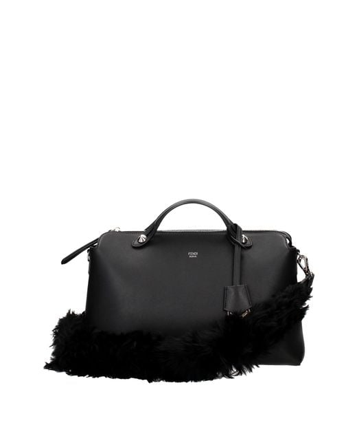 Fendi Shoulder Strap Alpaca Black