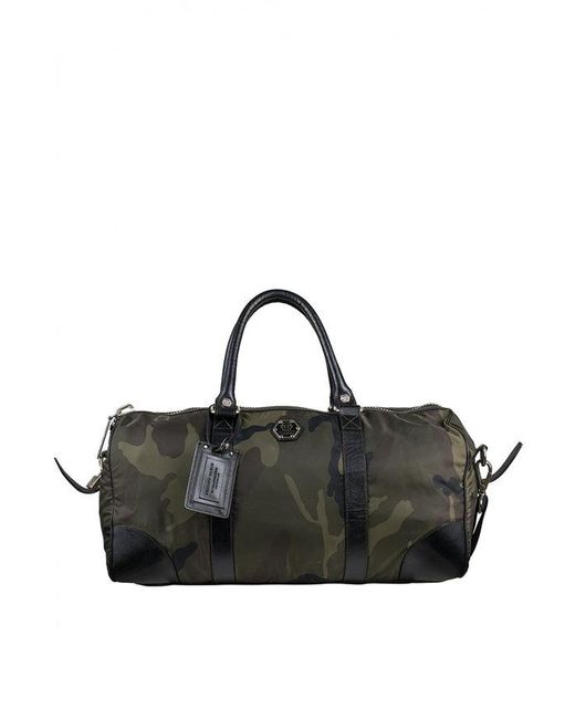 Philipp Plein Black Travel Bag