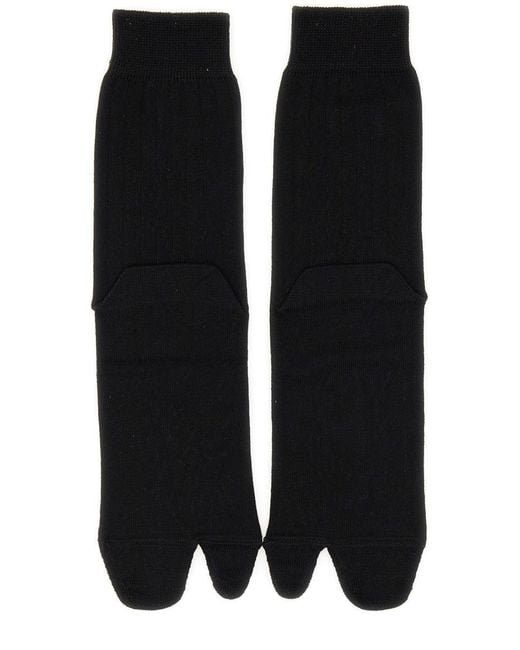 Maison Margiela Black Tabi Socks