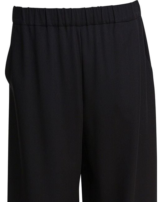 Max Mara Pure Black Trousers