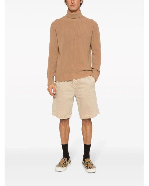 Laneus Natural Collo Alto Maglia Inglese Rotur