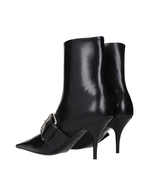 Balenciaga Black Leather Boots