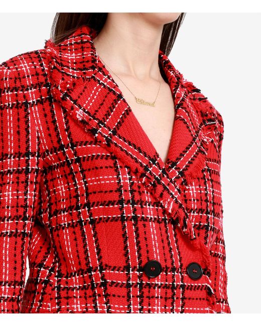 MSGM Red Jacken rot