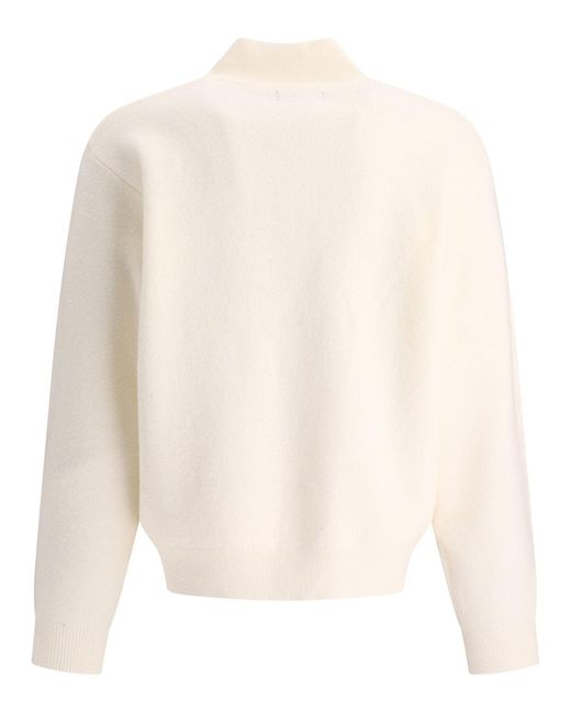 Stussy Mock Neck -Pullover in White für Herren