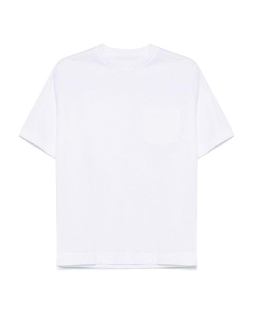 Camiseta de algodón Circolo 1901 de hombre de color White