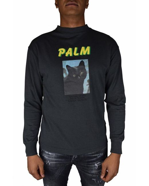 Palm Angels Black T Shirt