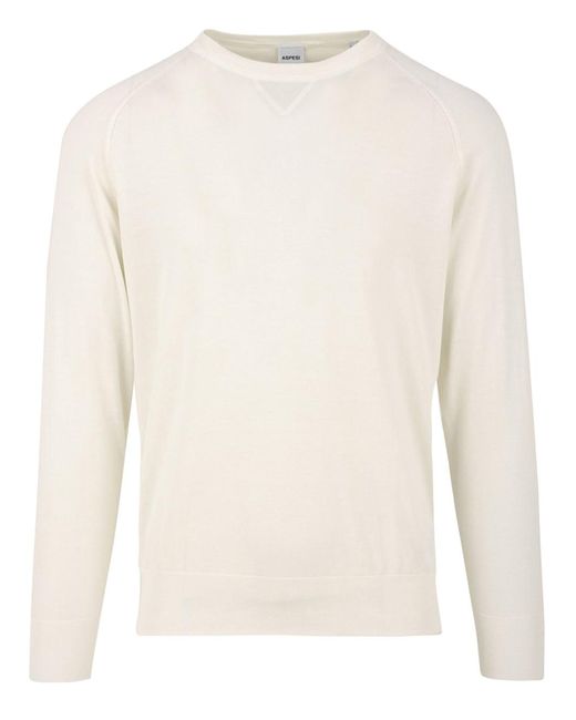 Aspesi Pullover weiß in White für Herren