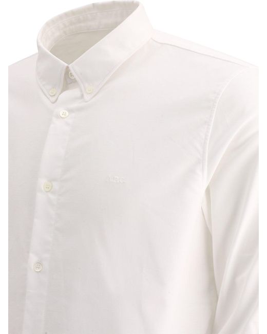 Greg Shirt A.P.C. de hombre de color White
