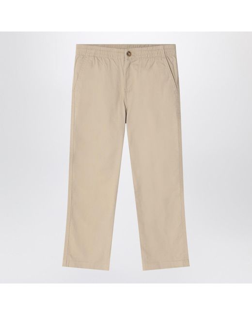 Polo Ralph Lauren Natural Khaki Cotton Trousers for men