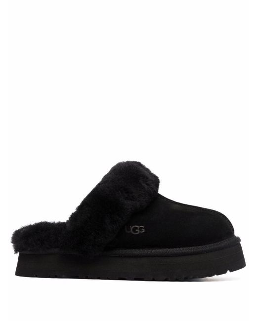 Ugg Black Disquette" Slipper