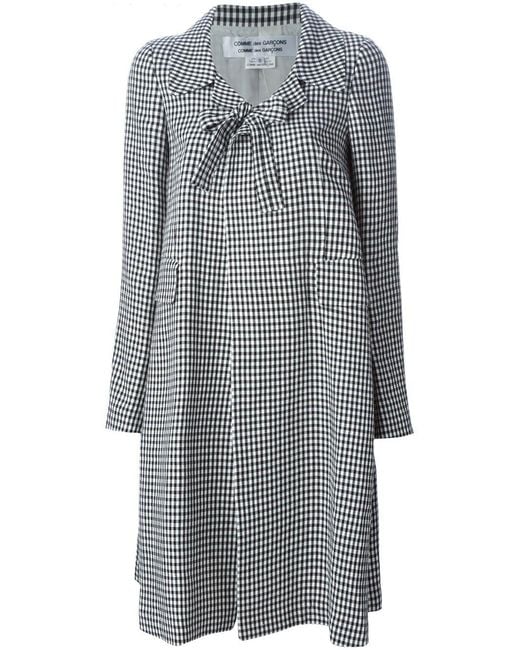 Comme des Garçons Gray Cotton Coat