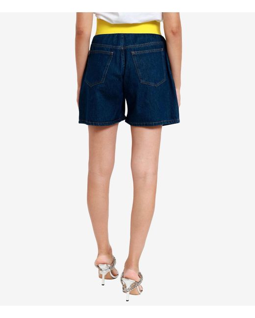 MSGM Blue Shorts