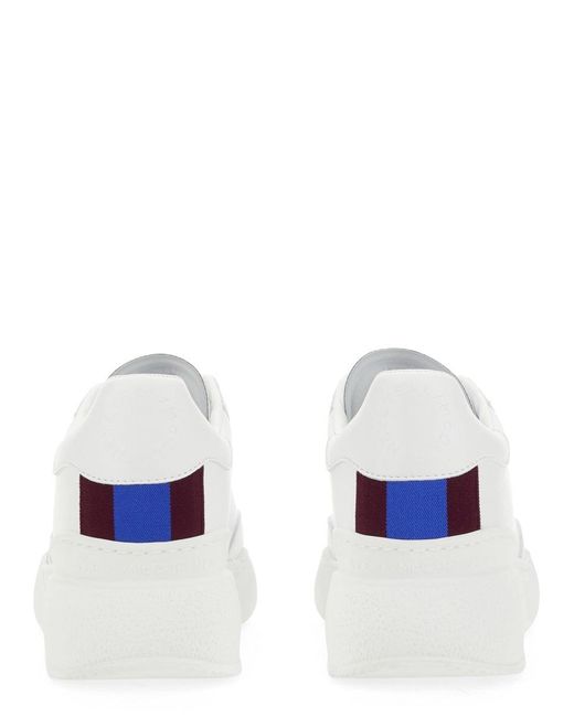 Stella McCartney White Loop Sneaker With Laces