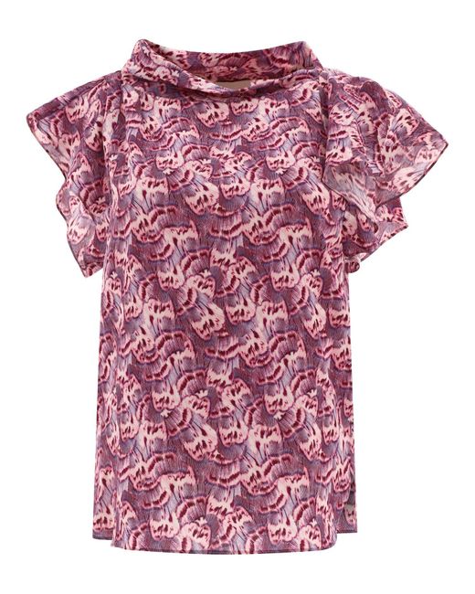 Valency Top di Isabel Marant in Pink