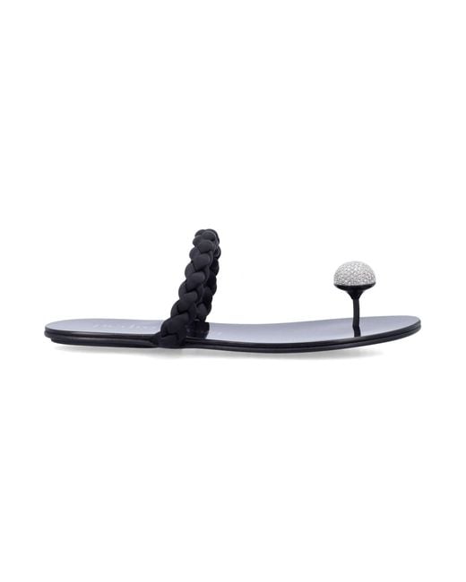 Pedro Garcia White Flat Shoes