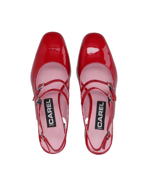 CAREL PARIS Sandals Rood in het Red