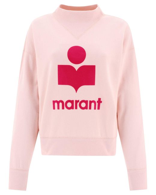 Isabel Marant étoile Moby Sweatshirt Étoile Isabel Marant en coloris Pink