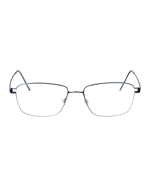 Lindberg Blue Titanium Glasses