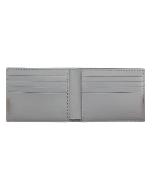 Fendi Gray Portafoglio "Squared Ff" for men