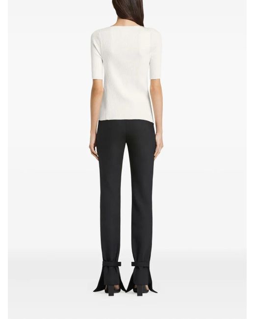 Robe Courte À Dos-Nu Courreges en coloris Black