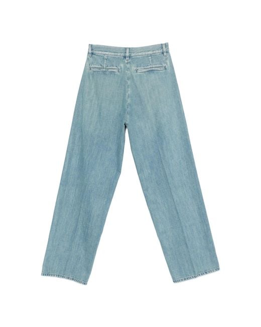 Lardini Blue Pantalone Uomo Denim Lavato
