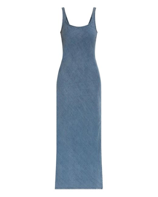Samsøe & Samsøe Sasunna Midi-Jurk in het Blue
