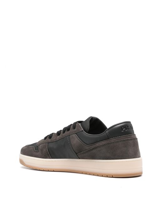 Prada Gray Downtown Sneakers for men