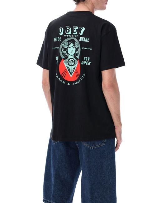 Obey Black T Shirts And Polos for men