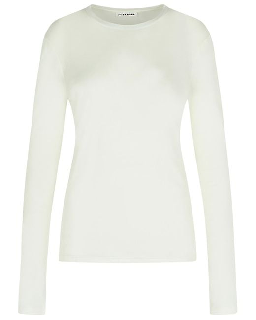 Jil Sander White '3 Pack' weißes Baumwoll -T -Shirt