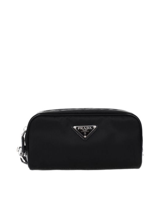 Prada Black Fabric Pochette