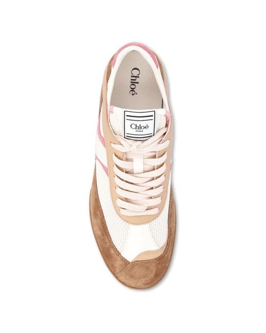 Chloé Pink Kick Sneakers