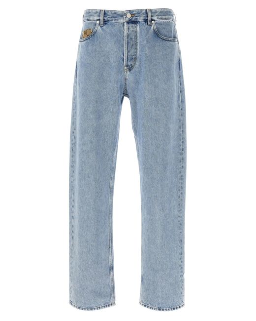 Gucci Jeans Mit Gg-Einsatz in Blue für Herren