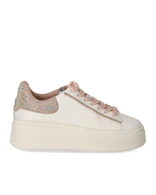 Ash Natural Moby Strass Bis Sneaker