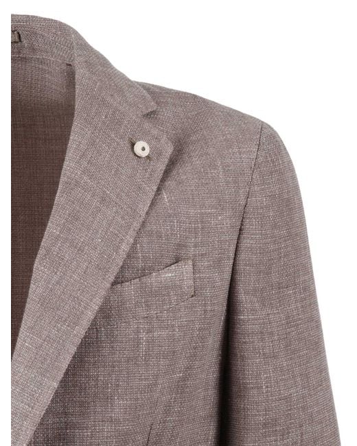 BRANDO-LUBIAM Brown Giacca Drop S