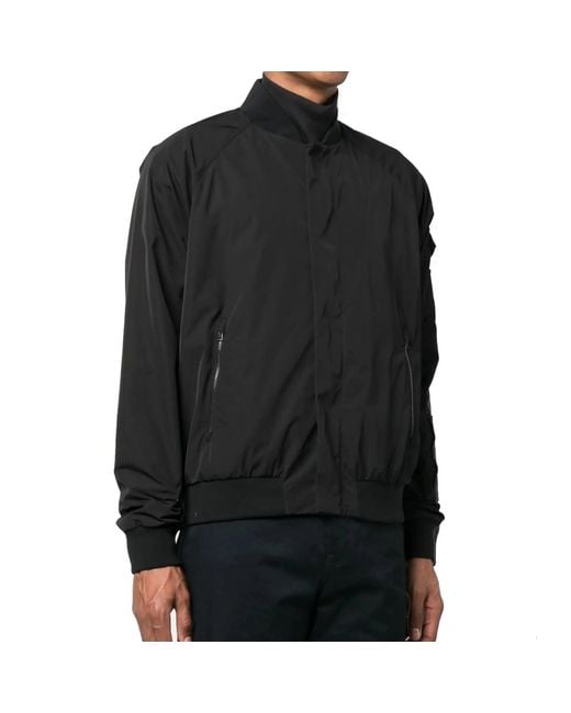 Herno Black Bomber Jacket