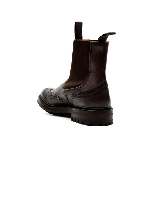 Trampa 's Botas Tricker's de hombre de color Black