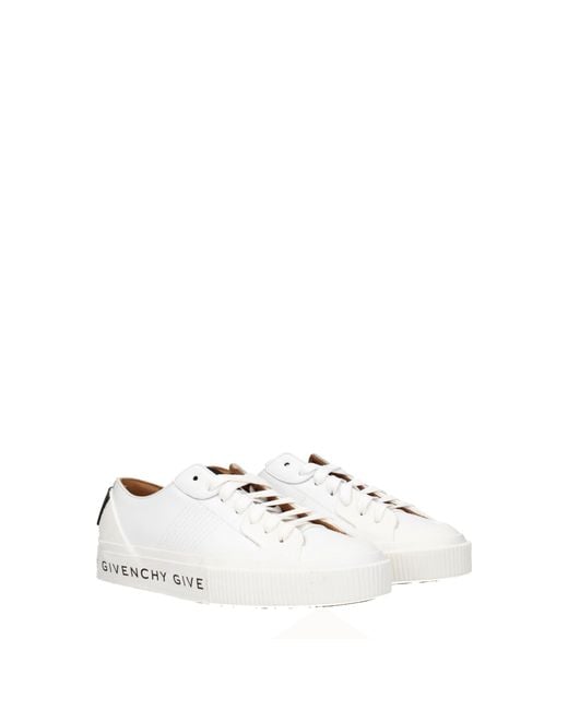 Givenchy White City Sport Leather Sneakers